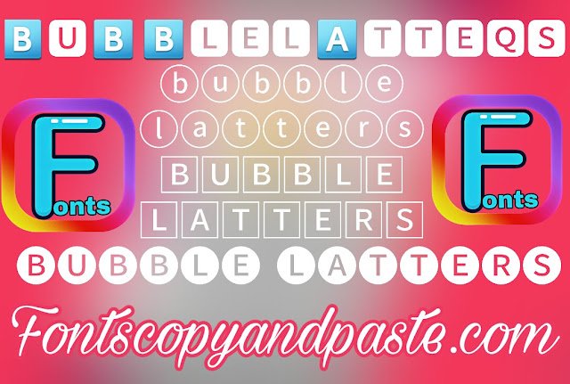 bubble letter generator copy and paste